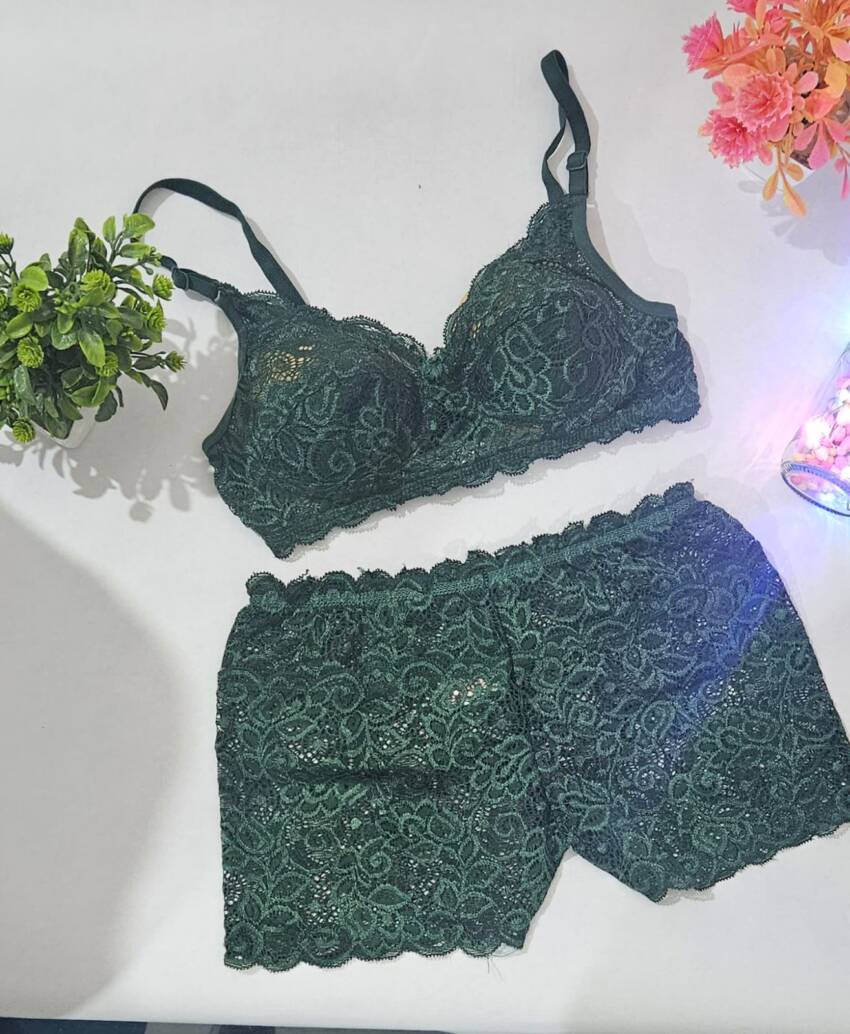 Flossy Cosy Lingerie Sets with Net febric - Image 4